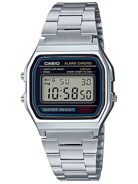ZEGAREK MĘSKI CASIO A158WA-1A (zd093a) - KLASYKA + BOX zdjęcie 1
