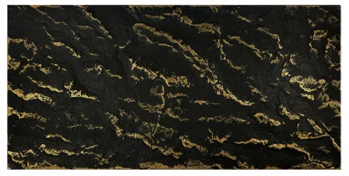Panele Ścienne Kamień Naturalny beton CZARNY Złoty imit. 3D 0,5m2 GŁAZ C-Z na Arena.pl