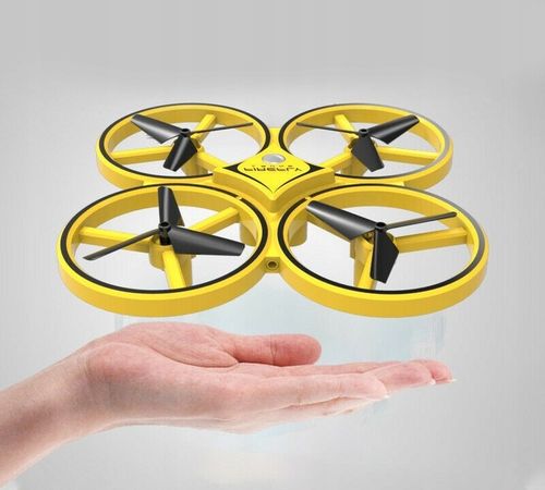 DRON ZDALNIE STEROWANY RĘKĄ GESTEM UFO LED ZABAWKA DLA DZIECI PREZENT na Arena.pl