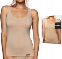 Koszulka damska na ramiączkach bawełniana podkoszulek ATLANTIC 198 - M