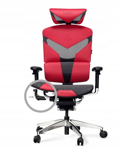 Fotel ergonomiczny Diablo Chairs V-Dynamic Red na Arena.pl