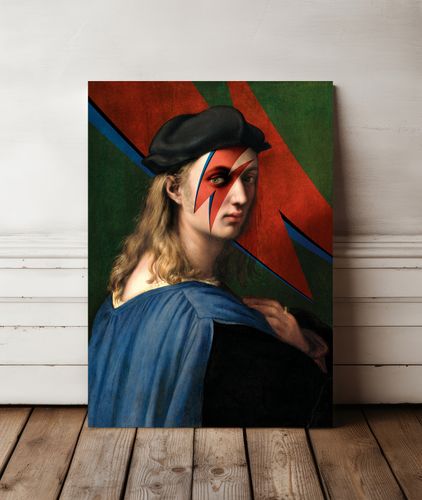 Obraz na płótnie david bowie stary portret pop art 70x100 cm na Arena.pl