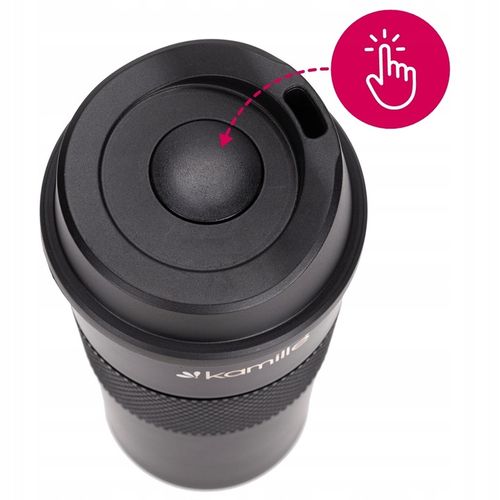 KUBEK TERMICZNY TERMOS STALOWY BIDON 360ml na kawę KAMILLE na Arena.pl