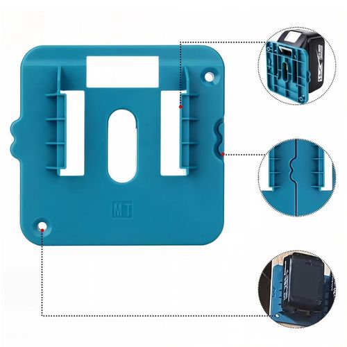 x6 UCHWYT WIESZAK NA BATERIE AKUMULATOR/ ŚCIENNY/ POD BLAT/ DO MAKIT A na Arena.pl