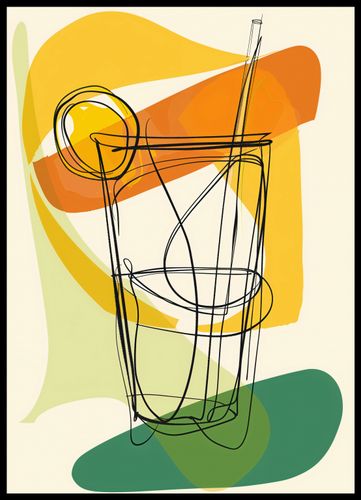 Plakat 50x70cm Koktajl Artystyczny na Arena.pl
