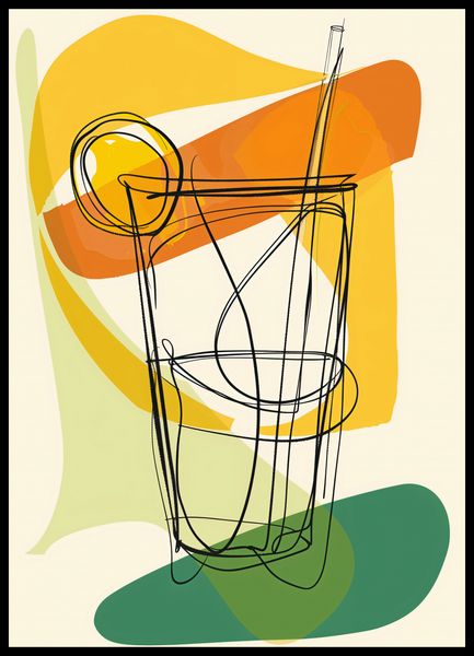 Plakat 50x70cm Koktajl Artystyczny zdjęcie 2