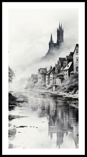 Plakat 50x100cm Mglisty Refleks na Arena.pl