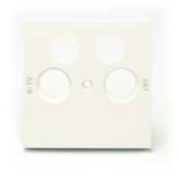 Efapel Base element centralny do gniazda rtv 2x sat biały 90696 TBR