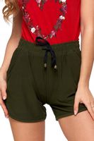 KRÓTKIE SPODENKI DAMSKIE DRESOWE Z KIESZENIAMI ELASTYCZNE MORAJ R.3XL