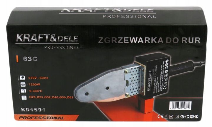 ZGRZEWARKA DO RUR PCV PP 1200W MATRYCE 20-63MM zdjęcie 6