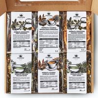 Zestaw herbat NA PREZENT 6x50g owocowe zielone i czarne IDEALNY upominek