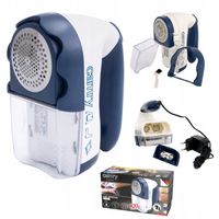 Golarka do Tkanin CR 9606 Duża 65mm Usuwa Zmechacenia Biało-Niebieska