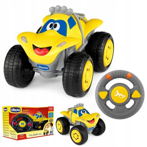 ZDALNIE STEROWANY SAMOCHÓD AUTO RC BILLY Z KIEROWNICĄ CHICCO ŻÓŁTY na Arena.pl