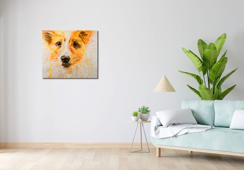 Obraz 70x60cm Uroczy Gość zdjęcie 2