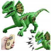 DINOZAUR ROBOT ZDALNIE STEROWANY NA PILOT ZABAWKA PREZENT dla 3 latka efekt