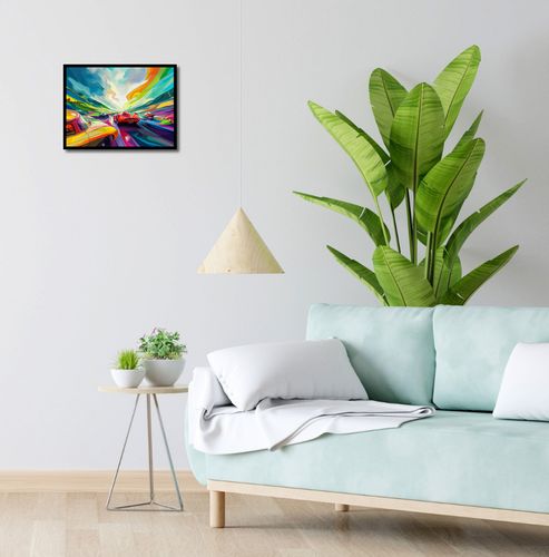 Plakat 40x30cm Wyścig Przy Barwach na Arena.pl