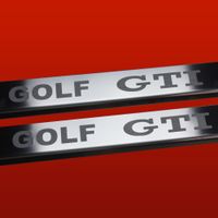 Listwa progowa VOLKSWAGEN GOLF MK7 GOLF GTI Stal nierdzewna 304 mat 2szt