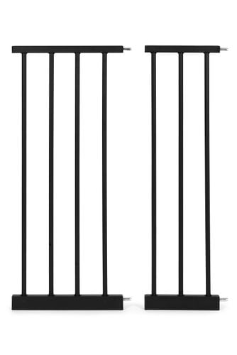 Bramka barierka zabezpieczająca 74-132 cm na schody i drzwi stal czarna na Arena.pl