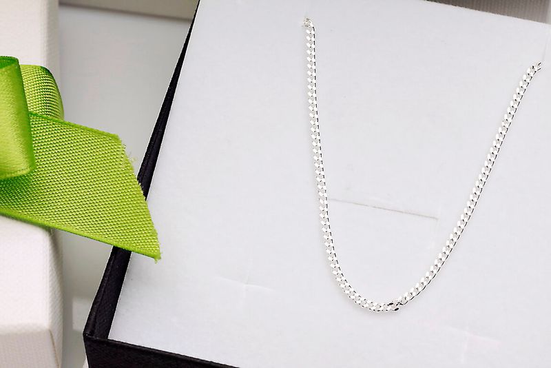 Srebrny Łańcuszek Staviori 45 cm zdjęcie 3