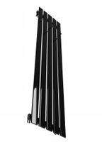 GRZEJNIK DEKORACYJNY BELLOHOOK 180x38 CZARNY POŁYSK