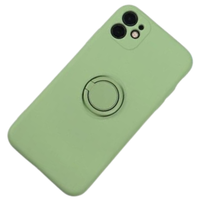 beline etui silicone ring iphone 12 promax green apple