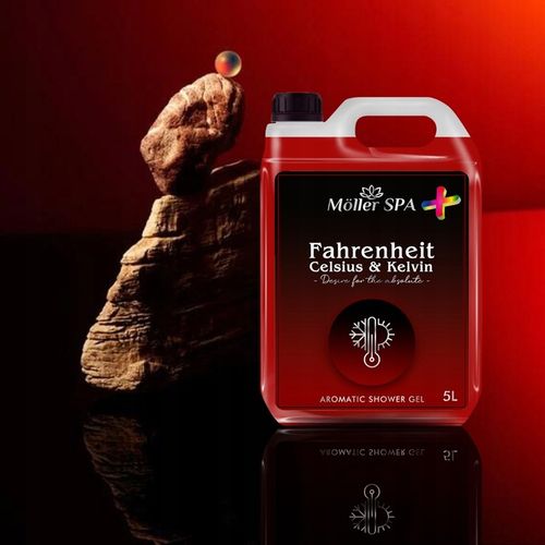 ŻEL POD PRYSZNIC O ZAPACHU PERFUM FAHRENHEIT MĘSKI Moller SPA PLUS 5L na Arena.pl