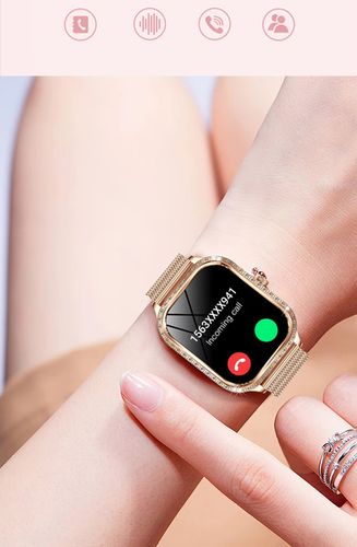 SMARTWATCH WATCH ZEGAREK AMOLED BLUETOOTH ROZMOWY MENU PL DAMSKI SMARTBAND MK88 na Arena.pl