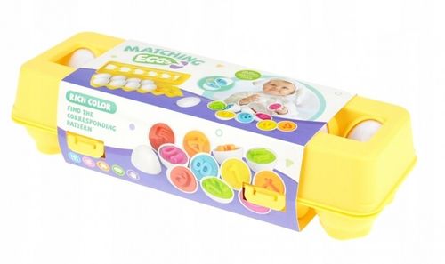 Układanka Jajka Dopasuj Cyferki Klocki Sorter  G2 na Arena.pl