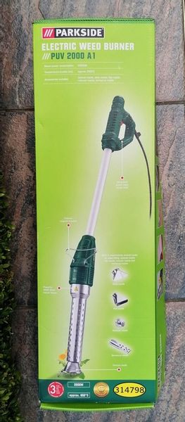 Opalarka Parkside,wypalarka chwastów i zapalarka do grilla 2000W ok.650°C zdjęcie 8