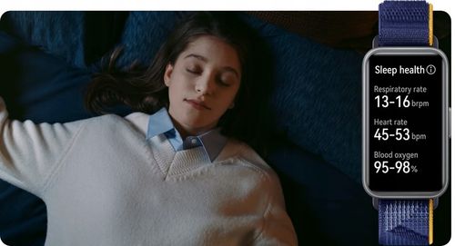 HUAWEI BAND 9 Smartwatch Monitorowanie tętna podczas snu Polski Biały na Arena.pl