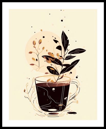 Plakat 40x50cm Jesienna Donica na Arena.pl