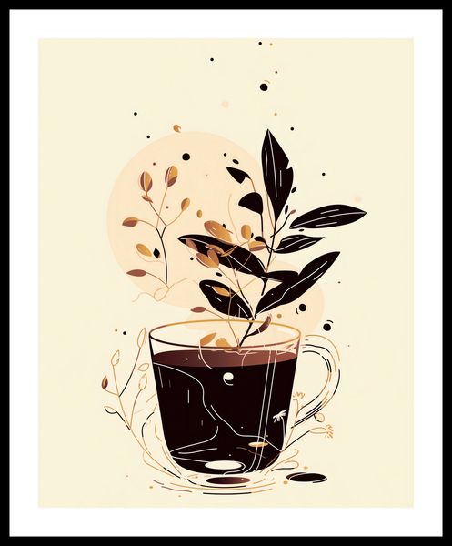 Plakat 40x50cm Jesienna Donica zdjęcie 3