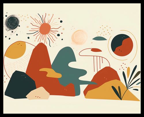 Plakat 50x40cm Kosmos Barw na Arena.pl