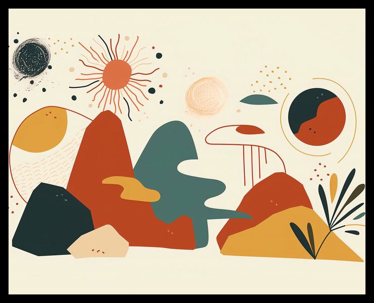 Plakat 50x40cm Kosmos Barw zdjęcie 2