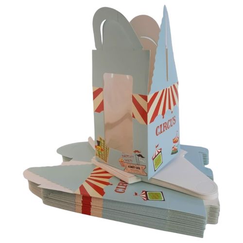 Pudełko na Ciasto z Okienkiem Papierowy 25szt Cyrk SUP na Arena.pl