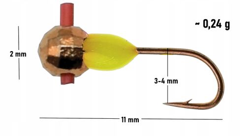 Mormyszka Wolframowa przynęta Podlodowa dyskoteka na Arena.pl