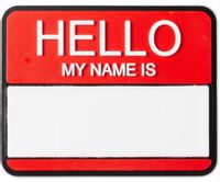 Przypinka Crocs Jibbitz Pin Do Butów Hello My Name