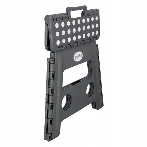 Taboret składany stołek podnóżek antypoślizgowy szary Easyform 32cm na Arena.pl