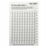 Rzęsy NAGARAKU gotowe KĘPKI 120szt. 0.07 C 10mm