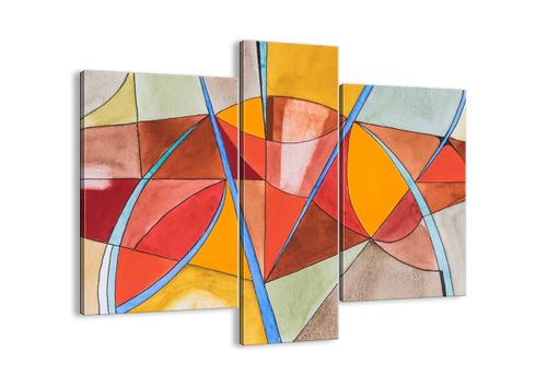 Obraz Na Płótnie - Kompozycja Figury - 95X80 Cm - Cb95X80-3960 na Arena.pl
