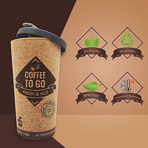 Kubek Termiczny 500 Ml Zewnętrzna Powłoka Z Korka na Arena.pl