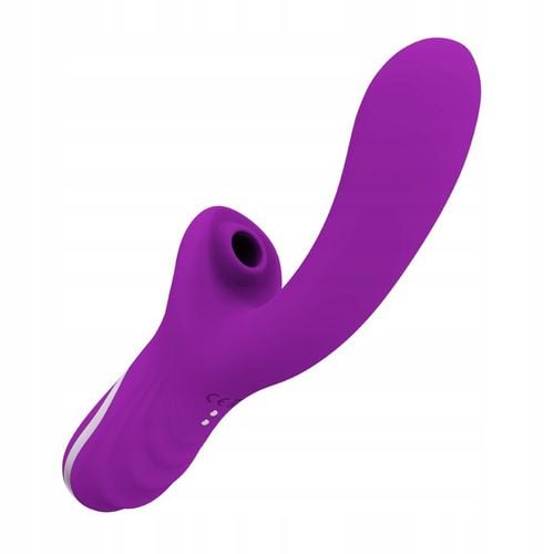 ORGAZMOWY SILIKONOWY SEX WIBRATOR PUNKTU G SSĄCY ŁECHTACZKĘ na Arena.pl