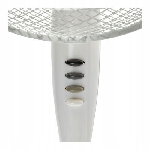 DUŻY WENTYLATOR BIUROWY WIATRAK PODŁOGOWY STOJĄCY DO DOMU BIURA BIAŁY na Arena.pl