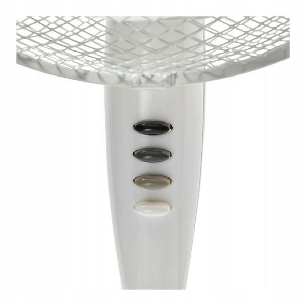 DUŻY WENTYLATOR BIUROWY WIATRAK PODŁOGOWY STOJĄCY DO DOMU BIURA BIAŁY zdjęcie 3