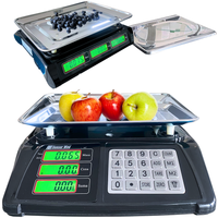 WAGA SKLEPOWA 40kg KALKULACYJNA 2g DWIE SZALKI ELEKTRONICZNA