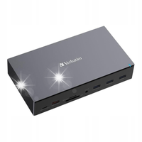 Stacja dokująca Verbatim USB-C Pro CDS-17 3xHDMI 2xDP RJ-45 5xUSB 2xUSB-C S