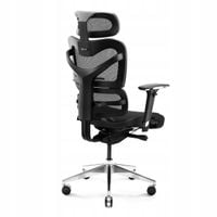 Fotel biurowy Diablo Chairs V-Commander do 140kg Tkanina Czarno-Szary