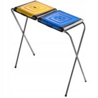 KOSZ STOJAK NA 2 WORKI DO SEGREGACJI ŚMIECI 120L