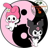 Opłatek na tort Kuromi