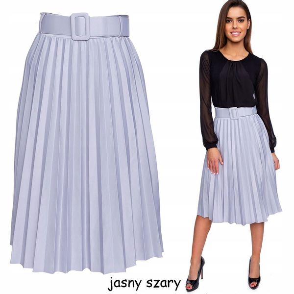 802___SPÓDNICA PLISOWANA PASEK GUMKA zdjęcie 12